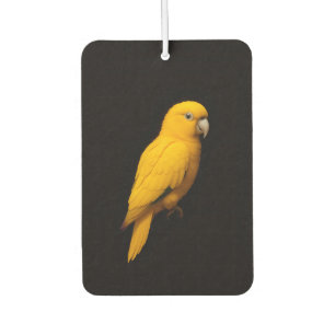Black 4 Luxe Car Air Fresheners, Golden Parakeet Freshener