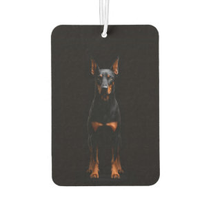 Black 4 Luxe Car Air Fresheners, Guardian Doberman Freshener