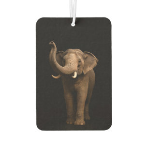 Black 4 Luxe Car Air Fresheners, Mighty Elephant Air Freshener