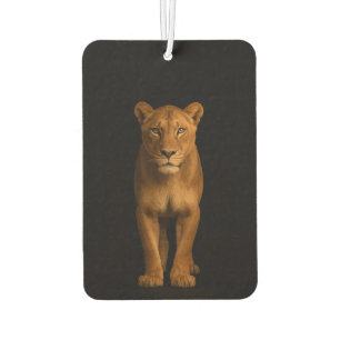 Black 4 Luxe Car Air Fresheners, Noble Lioness Freshener
