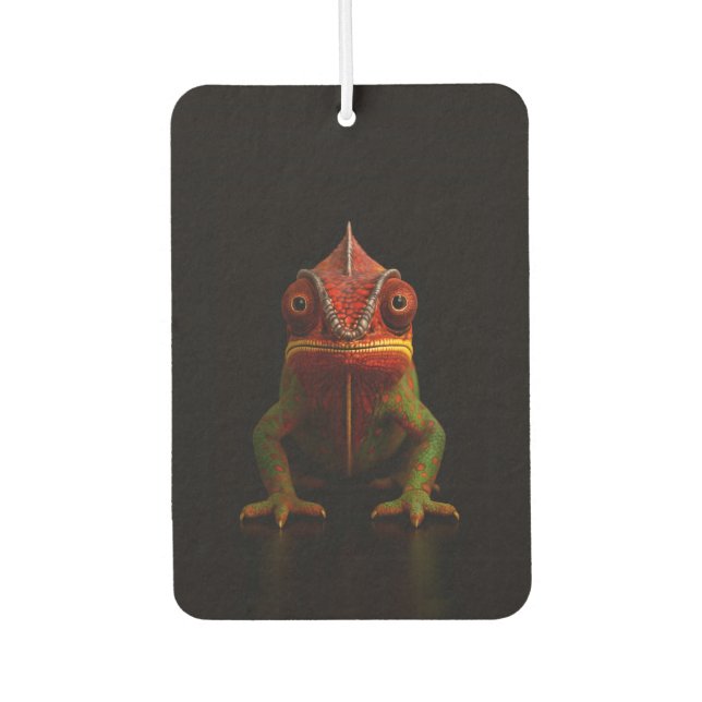 Black 4 Luxe Car Air Fresheners, Panther Chameleon Air Freshener (Front)