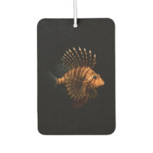 Black 4 Luxe Car Air Fresheners, Red Lionfish