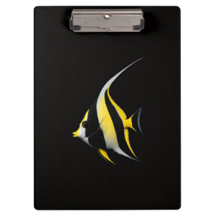 Black 4 Luxe Clipboard, Moorish Idol Clipboard