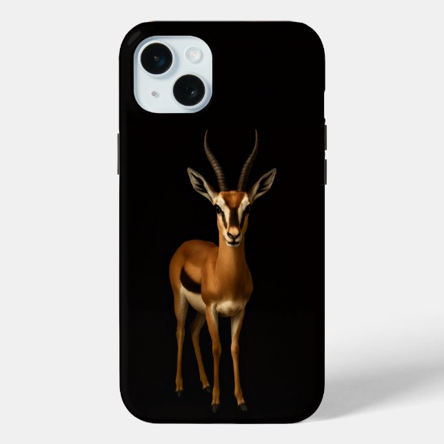 Black 4 Luxe, Elegant Gazella iPhone 15 Plus Case-Mate iPhone Case (Back)