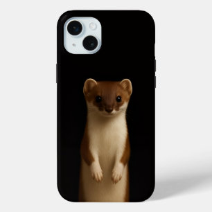Black 4 Luxe, Elegant Weasel iphone 15 Plus case