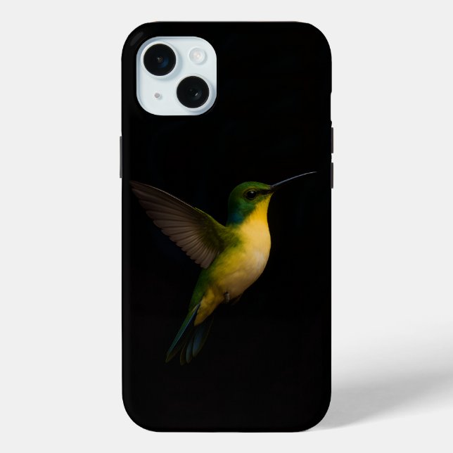 Black 4 Luxe, Flying Hummingbird Case-Mate iPhone Case (Back)
