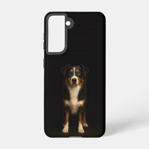 Black 4 Luxe Galaxy S21 Case, Aussie Shepherd Samsung Galaxy Case