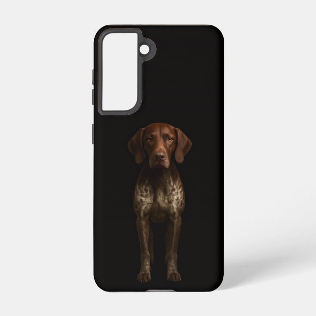 Black 4 Luxe  Galaxy S21 Case, German Pointer Dog Samsung Galaxy S21 Case (Back)