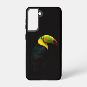 Black 4 Luxe  Galaxy S21 Case, Keel Billed Tucan Samsung Galaxy Case