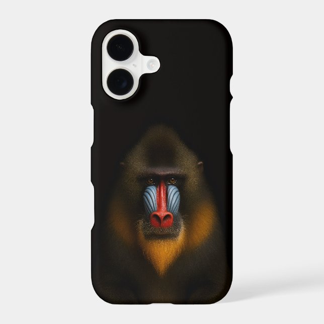Black 4 Luxe  Galaxy S21 Case, Mandrill Monkey Samsung Galaxy S21 Case (Back)