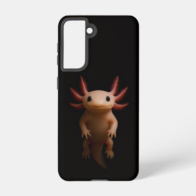 Black 4 Luxe  Galaxy S21 Case, Mexican Axolotl Samsung Galaxy S21 Case (Back)