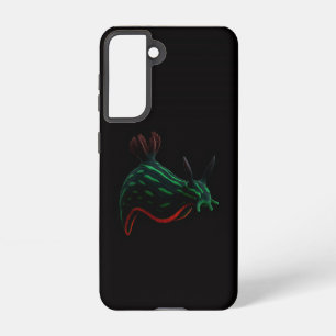 Black 4 Luxe Galaxy S21 Case, Neon Sea Slug Samsung Galaxy Case
