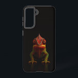 Black 4 Luxe  Galaxy S21 Case, Panther Chameleon Samsung Galaxy Case<br><div class="desc">Add a touch of radiant tropical artistry to your everyday tech with our Black 4 Luxe Galaxy S21 Case featuring the mesmerizing Panther Chameleon (*Furcifer pardalis*). Set against a flawless glossy black background, this stunning reptile glows with vivid hues of emerald green, ruby red, and golden orange — each scale...</div>