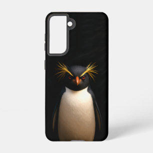 Black 4 Luxe Galaxy S21 Case, Rockhopper Penguin Samsung Galaxy Case