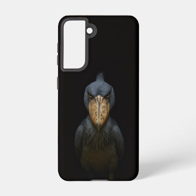 Black 4 Luxe  Galaxy S21 Case, Shoebill Bird Samsung Galaxy S21 Case (Back)