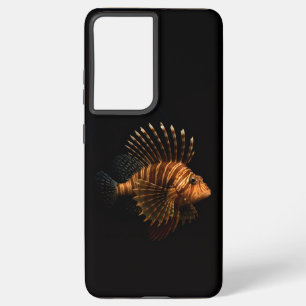 Black 4 Luxe Galaxy S21 Plus, Red Lionfish Samsung Galaxy Case