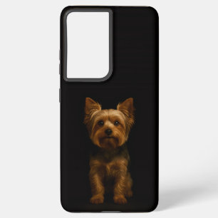 Black 4 Luxe Galaxy S21 Plus, Yorkshire Terrier Samsung Galaxy Case