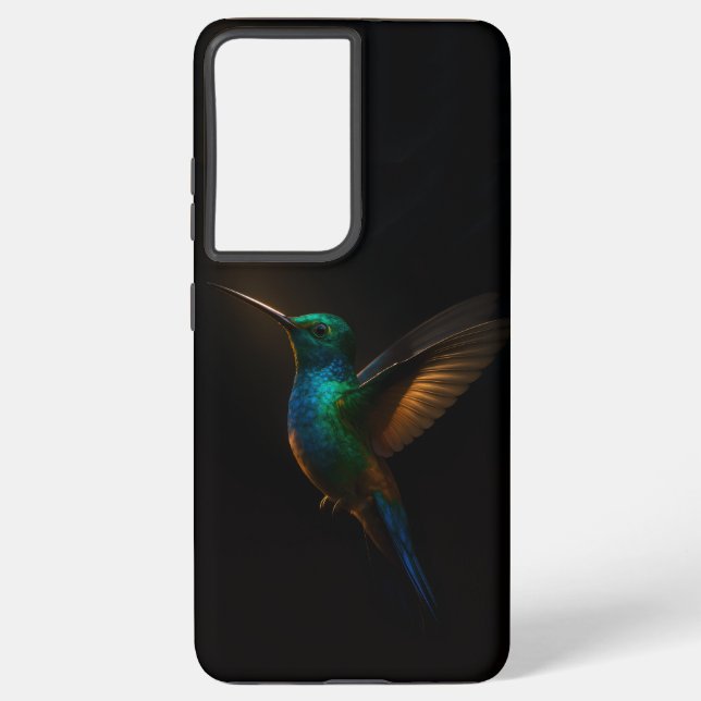 Black 4 Luxe Galaxy S21 Ultra Case, Flying Bird Samsung Galaxy S21 Ultra Case (Back)