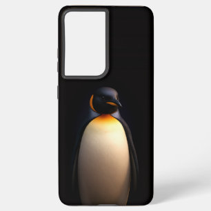 Black 4 Luxe Galaxy S21 Ultra, Emperor Penguin Samsung Galaxy Case