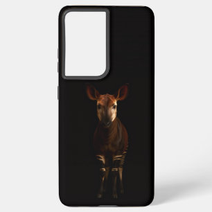 Black 4 Luxe Galaxy S21 Ultra, Forest Okapi Samsung Galaxy Case