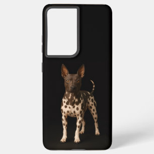 Black 4 Luxe Galaxy S21 Ultra, Hairless Terrier Samsung Galaxy Case