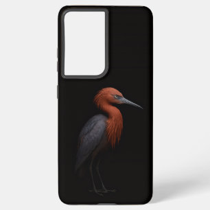 Black 4 Luxe Galaxy S21 Ultra, Reddish Egret Samsung Galaxy Case