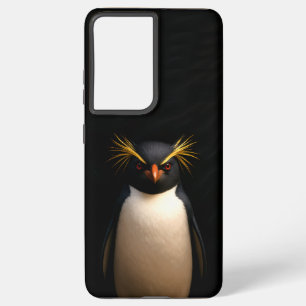 Black 4 Luxe Galaxy S21 Ultra, Rockhopper Penguin Samsung Galaxy Case