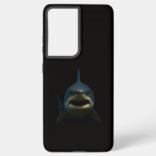 Black 4 Luxe Galaxy S21 Ultra, White Shark Samsung Galaxy Case