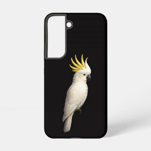 Black 4 Luxe Galaxy S22 Case, Crested Cockatoo Samsung Galaxy Case