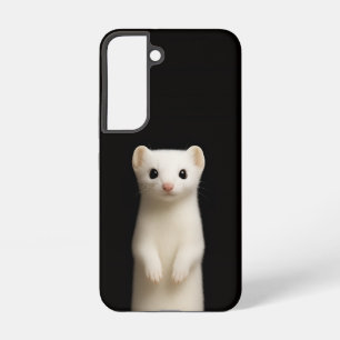 Black 4 Luxe Galaxy S22 Case, Stylish Ermine Samsung Galaxy Case