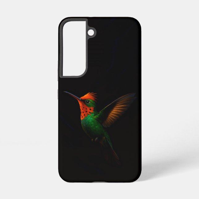 Black 4 Luxe Galaxy S22 Case, Tufted Coquette Samsung Galaxy S22 Case (Back)