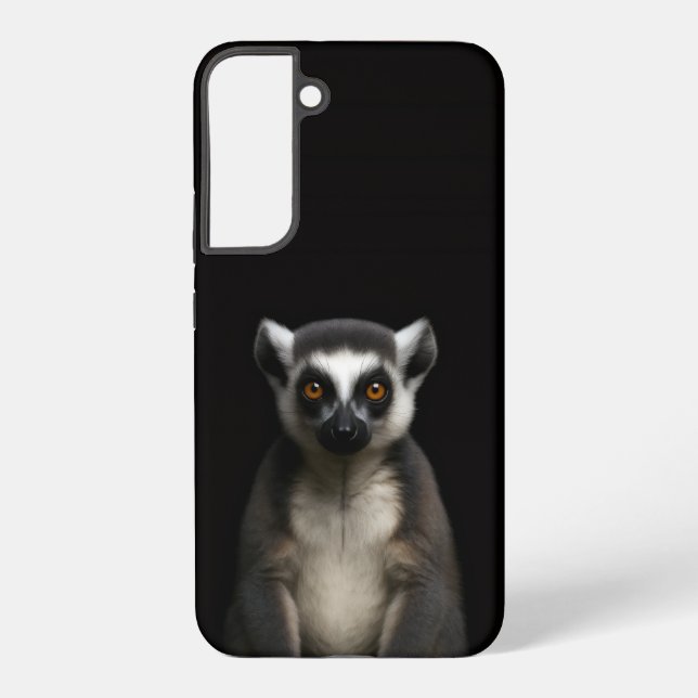 Black 4 Luxe Galaxy S22 Plus, Gentle Lemur Samsung Galaxy S22+ Case (Back)