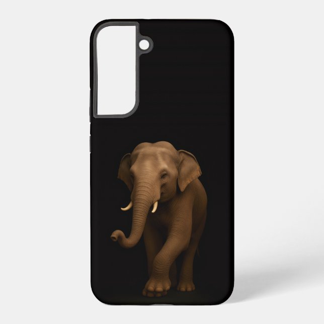 Black 4 Luxe Galaxy S22 Plus, Indian Elephant Samsung Galaxy S22+ Case (Back)