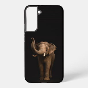 Black 4 Luxe Galaxy S22 Plus, Mighty Elephant Samsung Galaxy Case