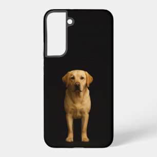 Black 4 Luxe Galaxy S22 Plus, Minimalist Labrador Samsung Galaxy Case