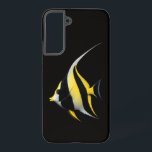 Black 4 Luxe Galaxy S22 Plus, Moorish Idol Fish Samsung Galaxy Case<br><div class="desc">Add a touch of oceanic elegance to your everyday tech with our Black 4 Luxe Galaxy S22 Plus Case featuring a Moorish Idol Fish. Designed with extraordinary realism and refined style, this exquisite creation brings to life the beauty of the Moorish Idol — a tropical fish known for its flowing...</div>