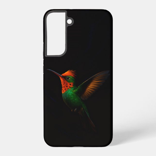 Black 4 Luxe Galaxy S22 Plus, Tufted Coquette Bird Samsung Galaxy S22+ Case (Back)