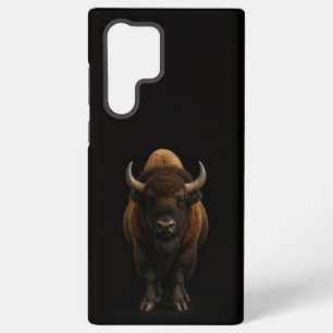 Black 4 Luxe Galaxy S22 Ultra, American Bison Samsung Galaxy Case