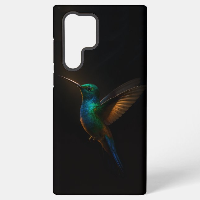 Black 4 Luxe Galaxy S22 Ultra Case, Flying Bird Samsung Galaxy S22 Ultra Case (Back)