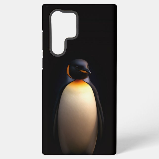 Black 4 Luxe Galaxy S22 Ultra, Emperor Penguin Samsung Galaxy S22 Ultra Case (Back)