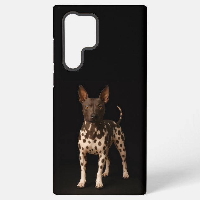 Black 4 Luxe Galaxy S22 Ultra, Hairless Terrier Samsung Galaxy S22 Ultra Case (Back)