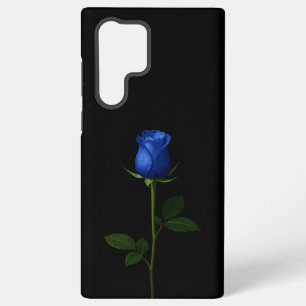 Black 4 Luxe Galaxy S22 Ultra, Midnight Blue Rose Samsung Galaxy Case