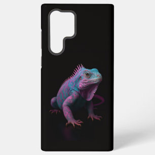Black 4 Luxe Galaxy S22 Ultra, Pink Iguana Samsung Galaxy Case