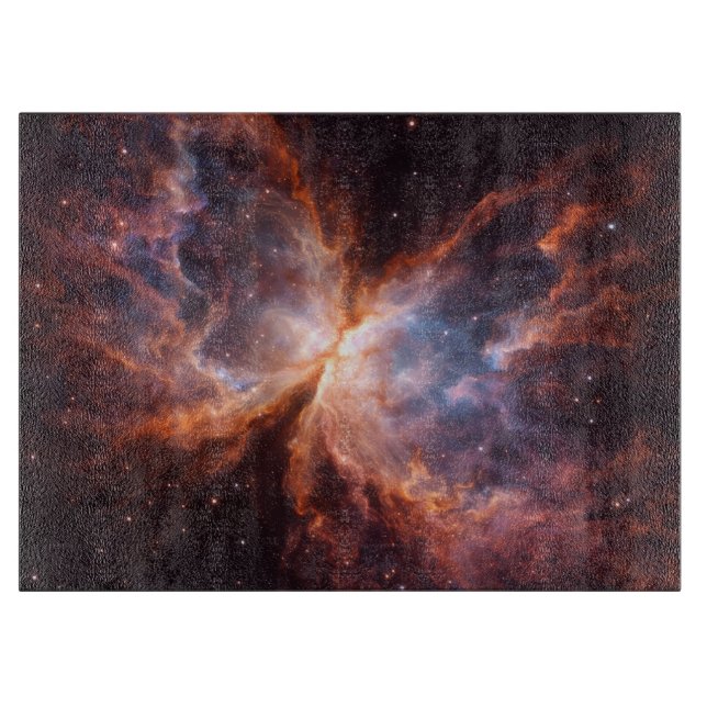 Black 4 Luxe Glass board Butterfly Nebula (Front)