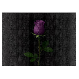 Black 4 Luxe Glass board Royal Violet Rose