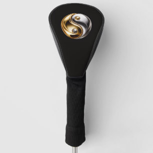 Black 4 Luxe Golf Driver Cover, Harmony Yin Yang Head Cover