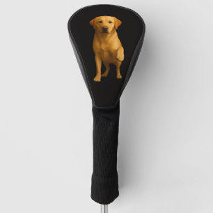 Black 4 Luxe Golf Driver Cover, Tender Labrador Head Cover