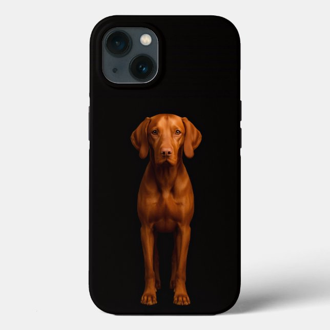 Black 4 Luxe iPhone 13, Agile Vizsla Dog Case-Mate iPhone Case (Back)
