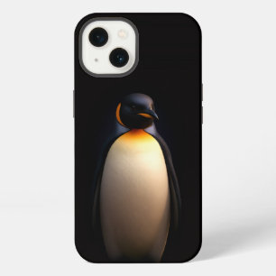 Black 4 Luxe iPhone 13 Case, Emperor Penguin Case