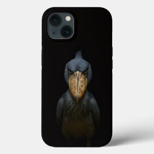 Black 4 Luxe iPhone 13, Exotic Shoebill Bird iPhone 13 Case